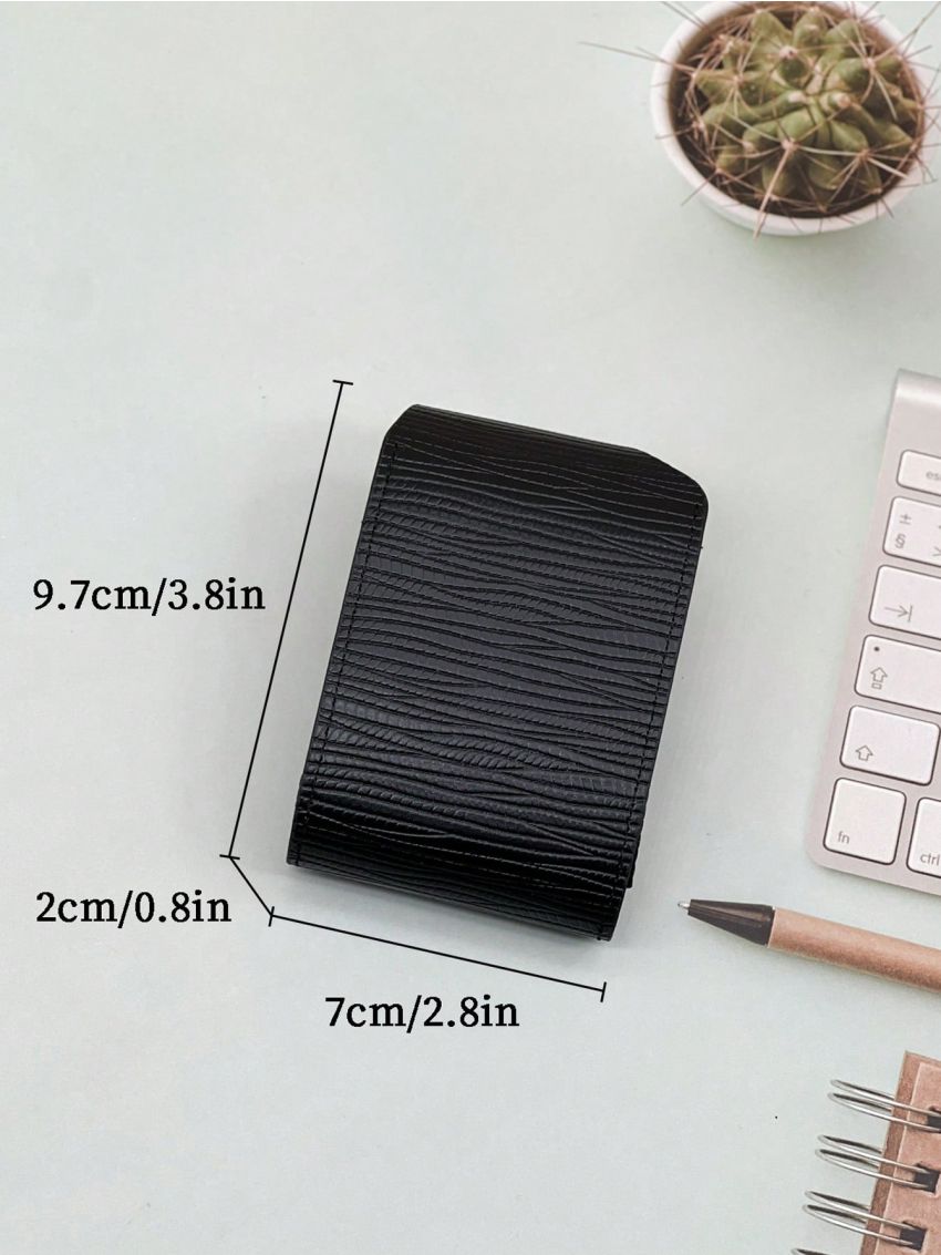 Black Multiple Card Slots Portable For Daily