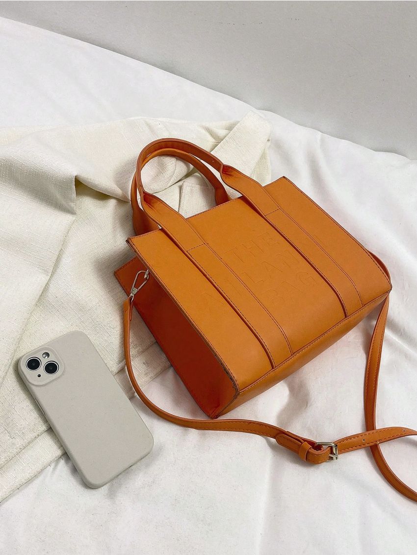 Tote Bag For Women Trendy PU Handbag, Top Handle Satchel Purse Casual Crossbody Bag Mother's Day Gift