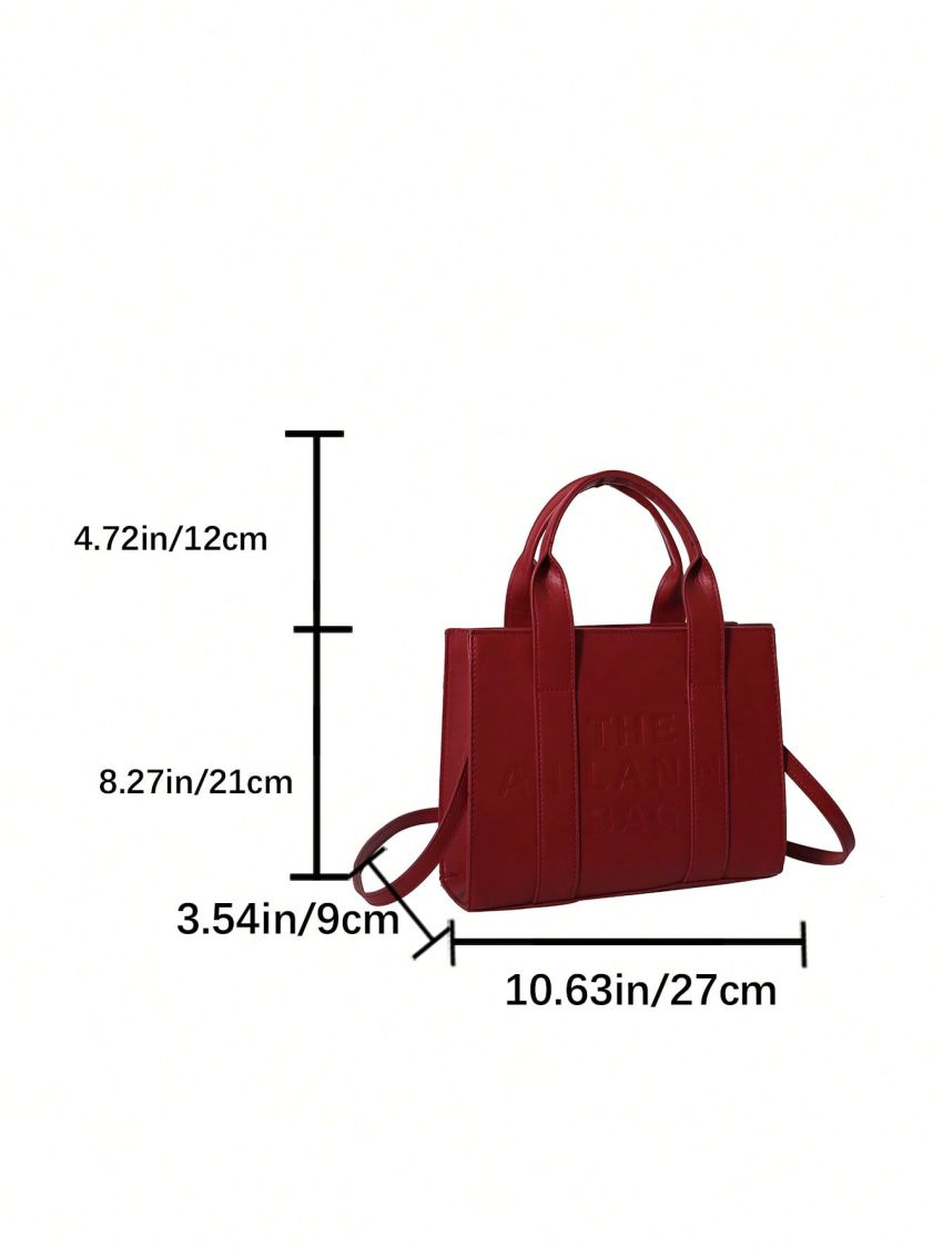 Tote Bag For Women Trendy PU Handbag, Top Handle Satchel Purse Casual Crossbody Bag Mother's Day Gift