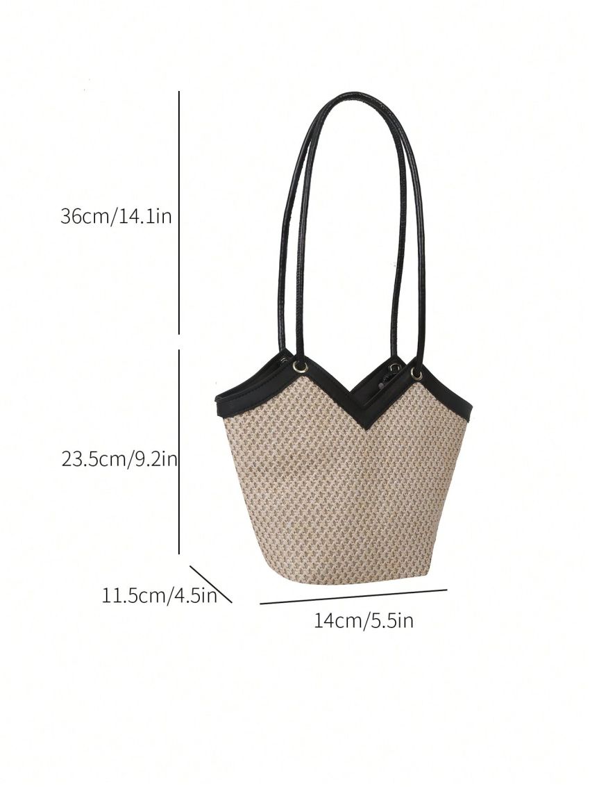 Women's Straw Woven Shoulder Bag