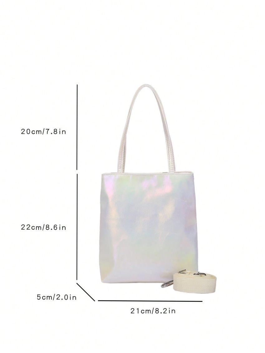 Small Square Bag Holographic Funky PU