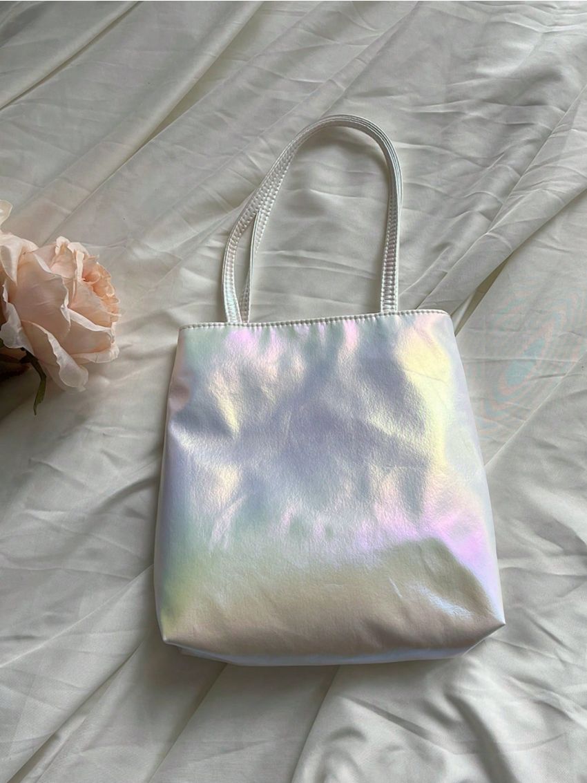 Small Square Bag Holographic Funky PU