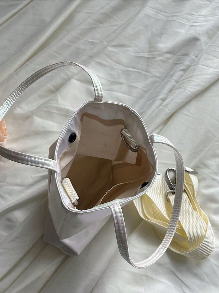 Small Square Bag Holographic Funky PU