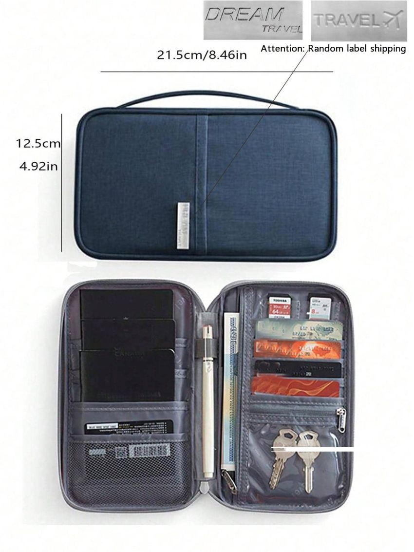 Protective Sleeve Waterproof Travel Storage Bag Abroad Multi-Purpose Document Bags Passport Bag