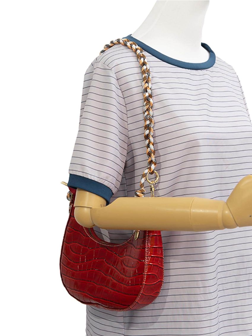 Braided Design Bag Strap Multi-Function