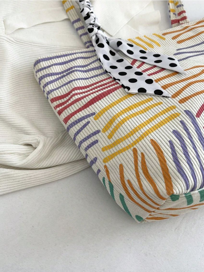 Mini Twilly Scarf Decor Square Bag Double Handle