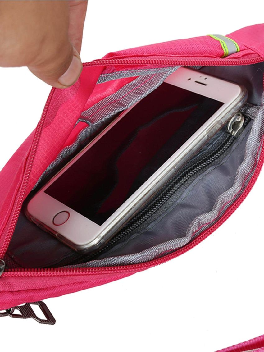 Release Buckle Decor Waist Bag Sporty