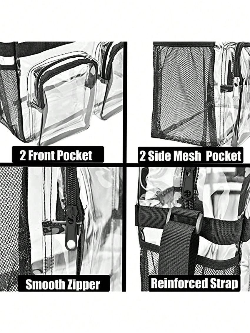 Clear Bag Clear Tote Bag For Work, Sports, Gym
