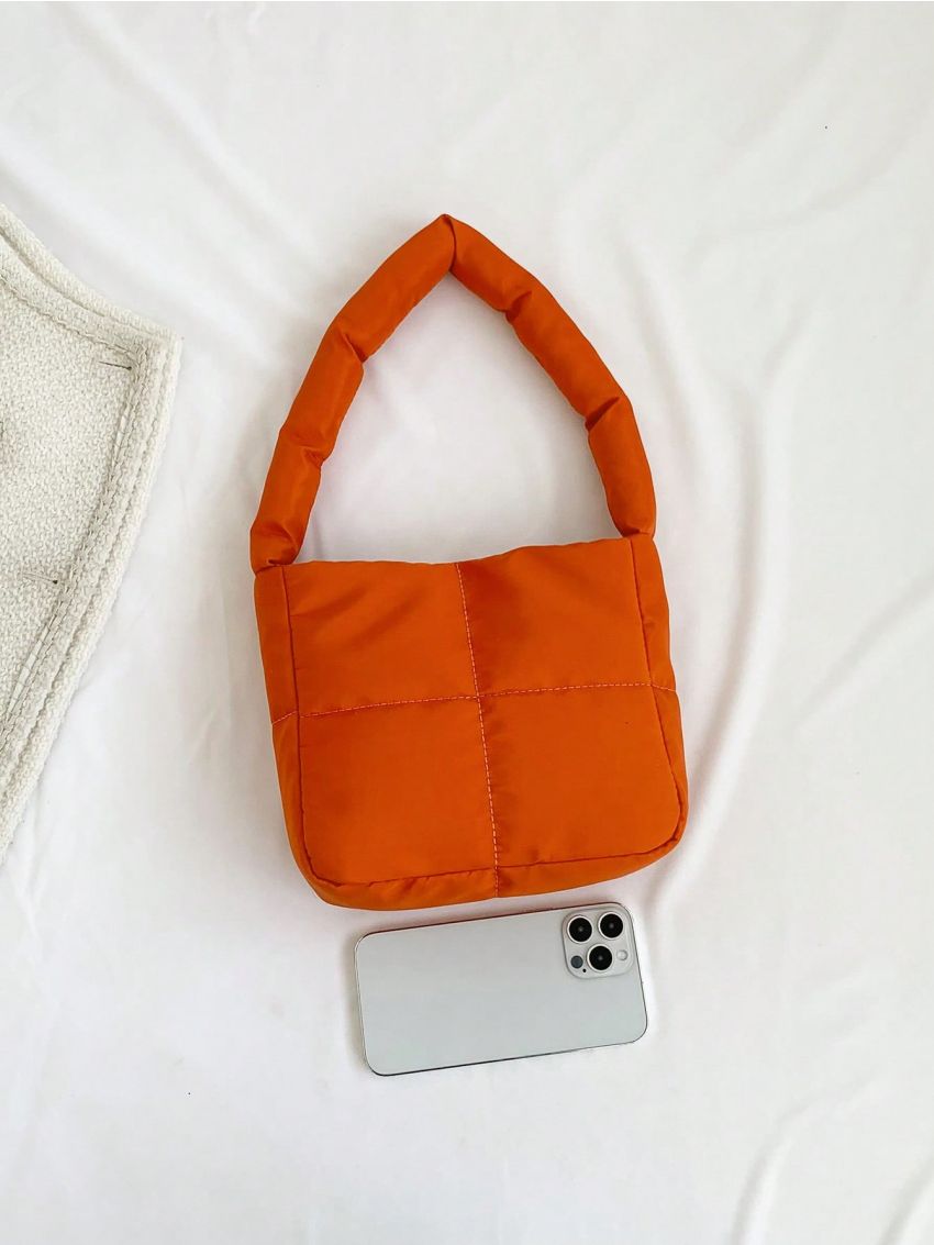 Mini Square Bag Quilted Detail Fashionable