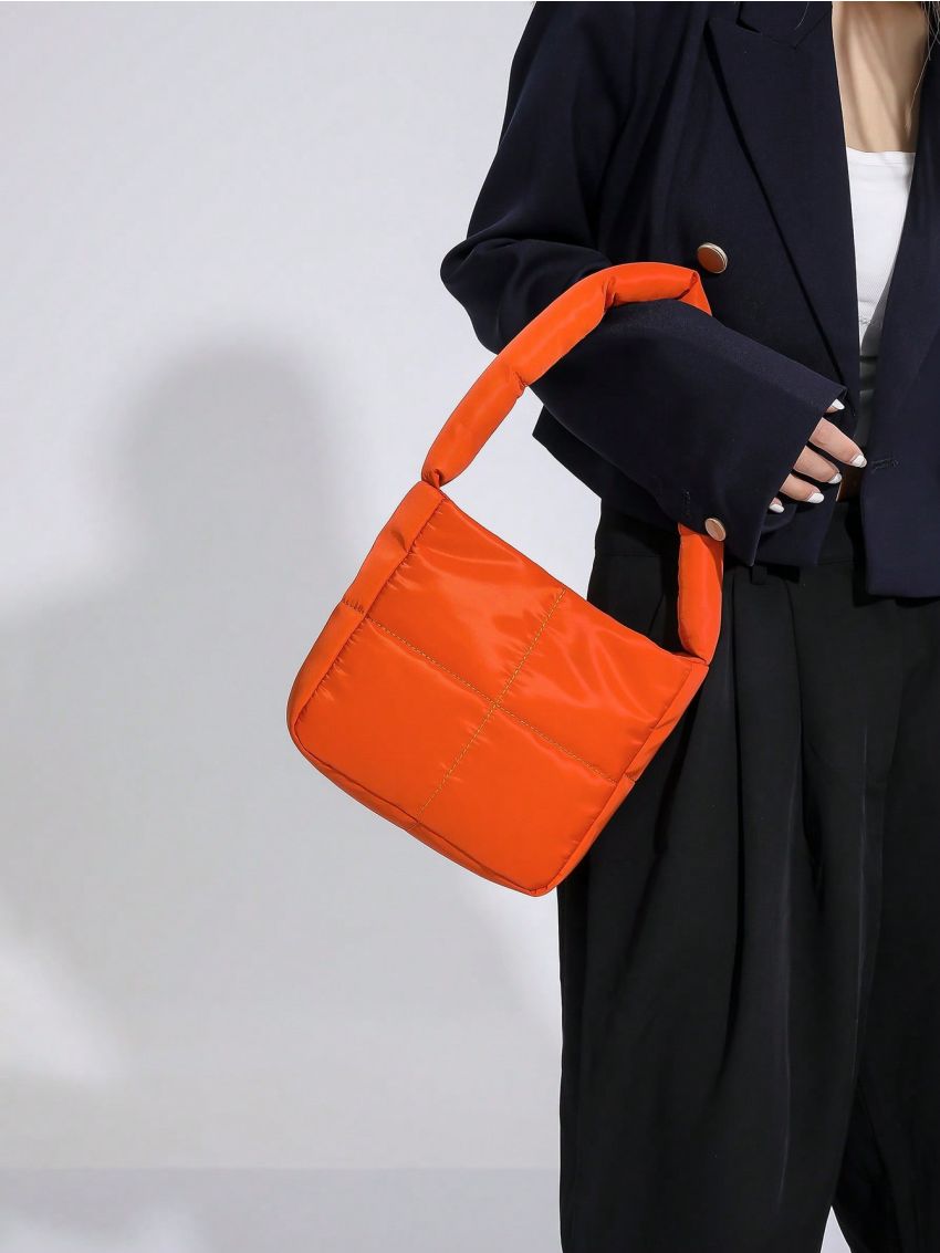 Mini Square Bag Quilted Detail Fashionable