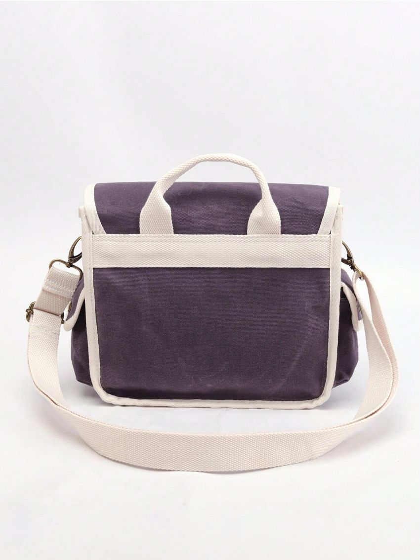 Girls Retro Simple Shoulder Bag, Fashionable Versatile Women's Bag, Waterproof Large Capacity Crossbody Bag