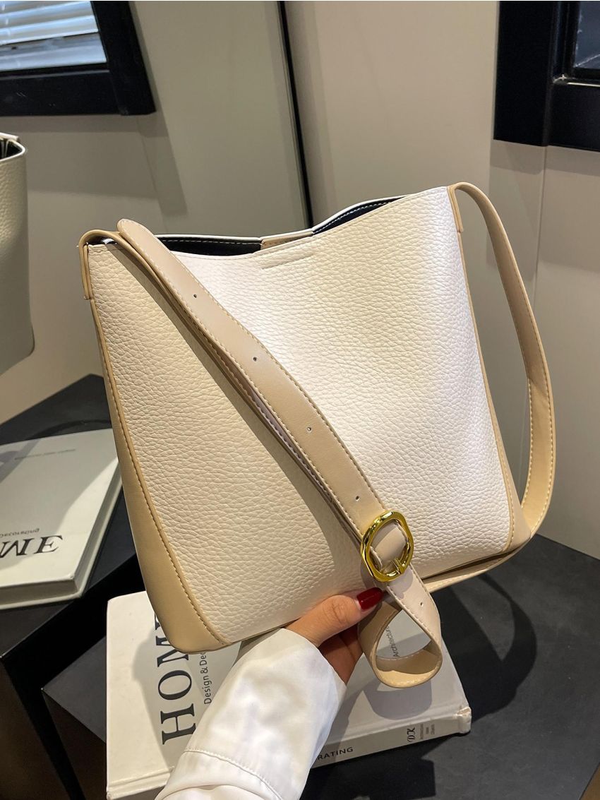 Minimalist Bucket Bag With Inner Pouch