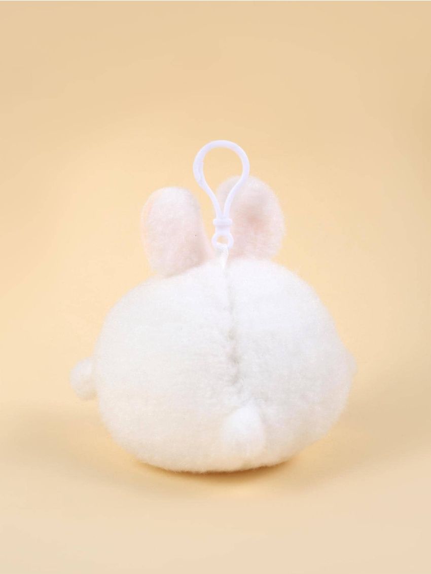 Cartoon Rabbit Design Bag Charm Fuzzy Cute Bag Decoration