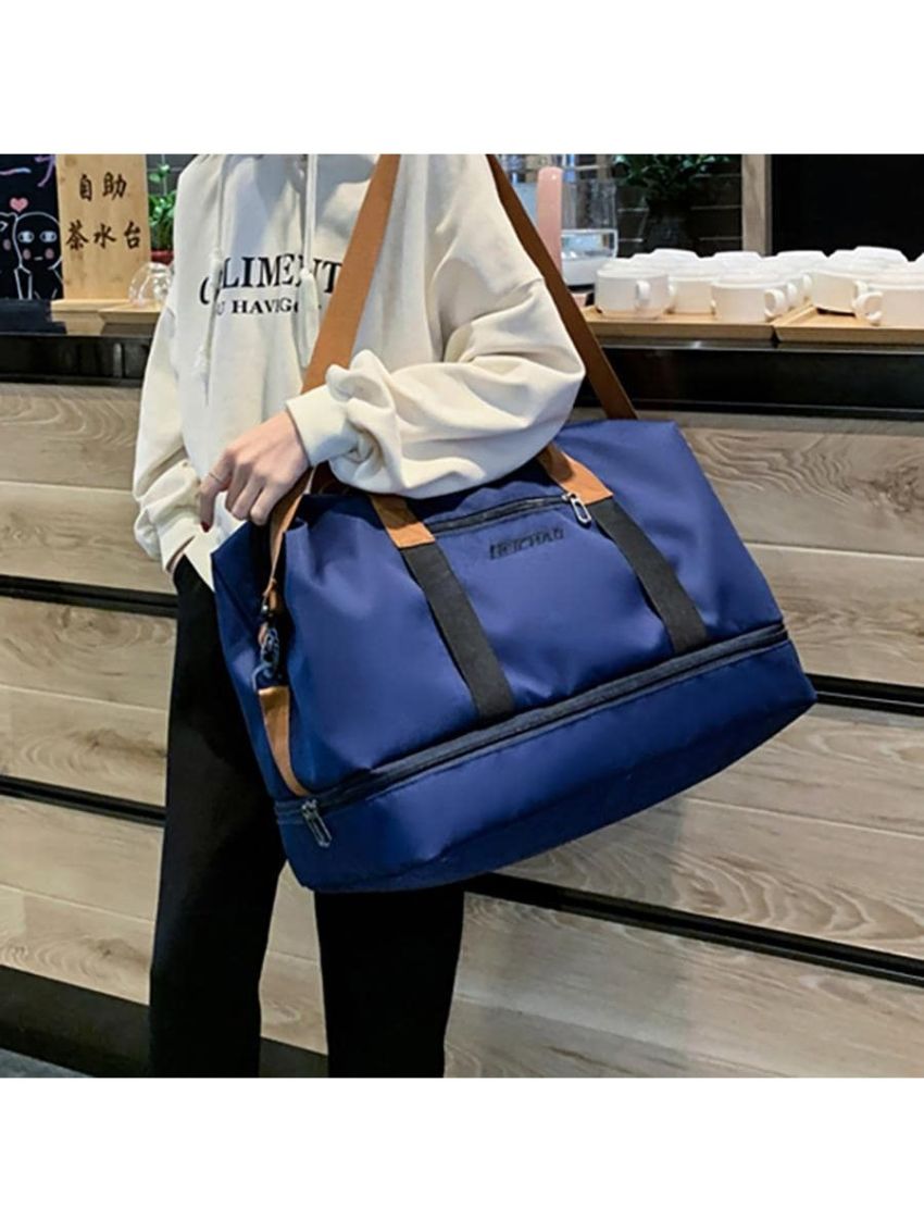 Tote Bag Large Capacity Swimming Bag Men Waterproof Bag Short Trip Travel Canvas Bag