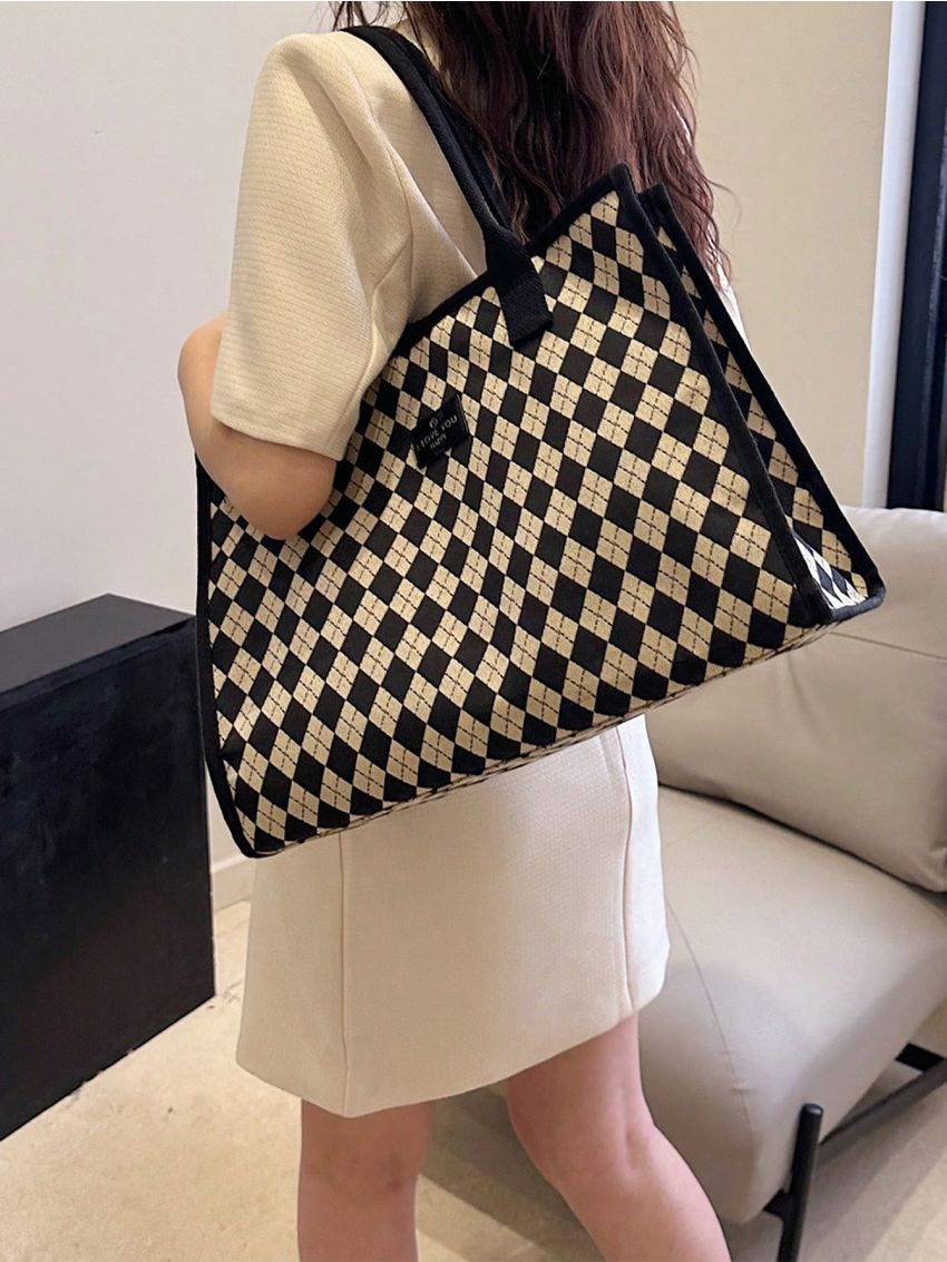 Fashionable And Versatile Casual Large-Capacity Upper Shoulder Tote Bag