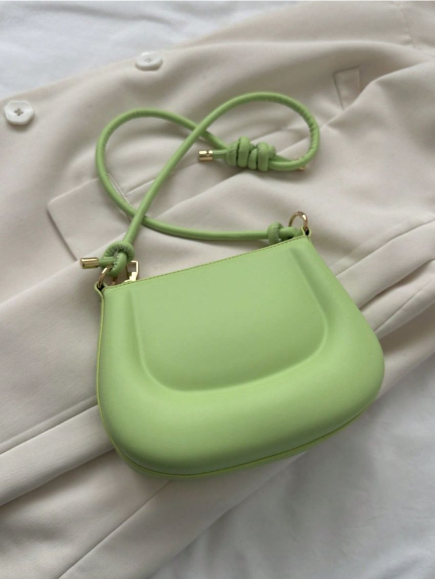 Mini Saddle Bag Solid Color Fashion Shoulder Bag