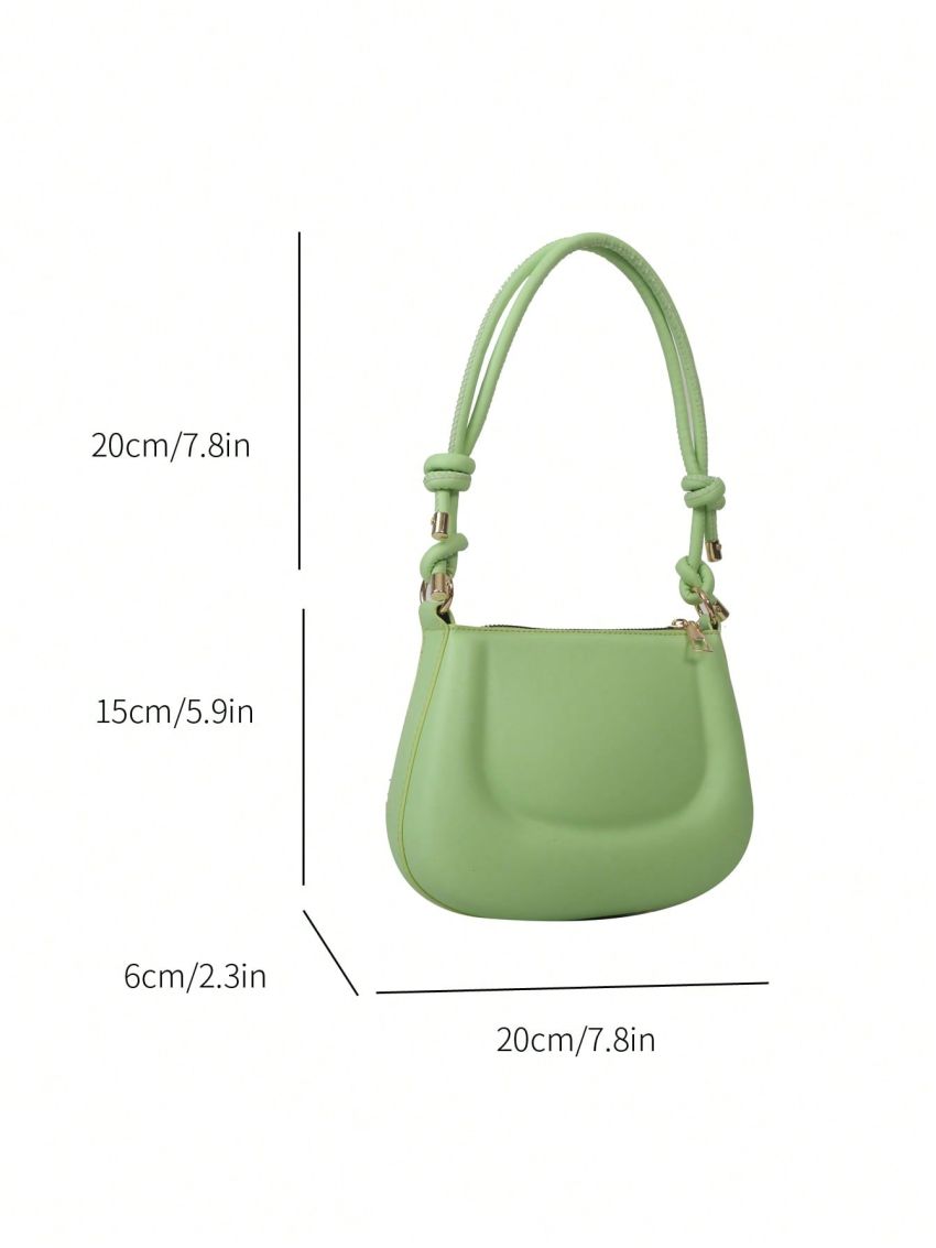 Mini Saddle Bag Solid Color Fashion Shoulder Bag