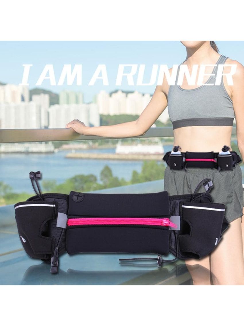 1pc Drawstring Earphone Hole Detail Multifunction Running Bag