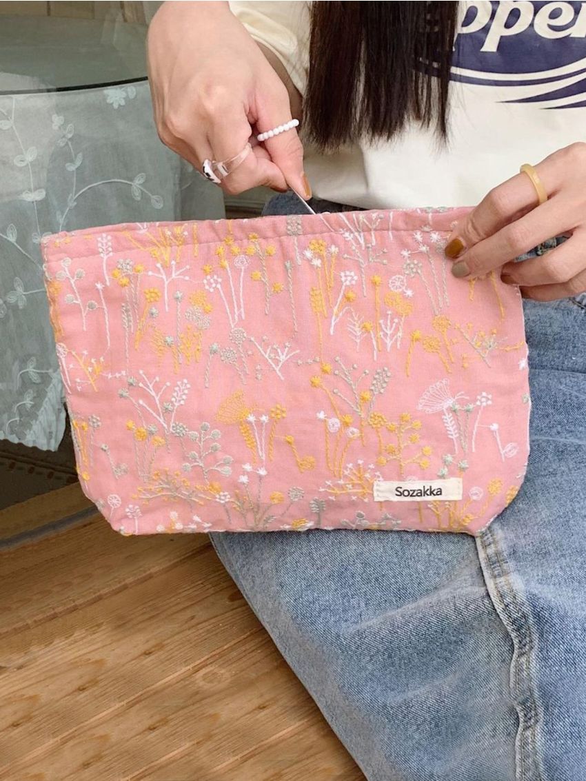 Cosmetic Bag Clutch Bag Large Makeup Organizer Bag Cosmetic Pouch Women Cute Toiletry Beauty