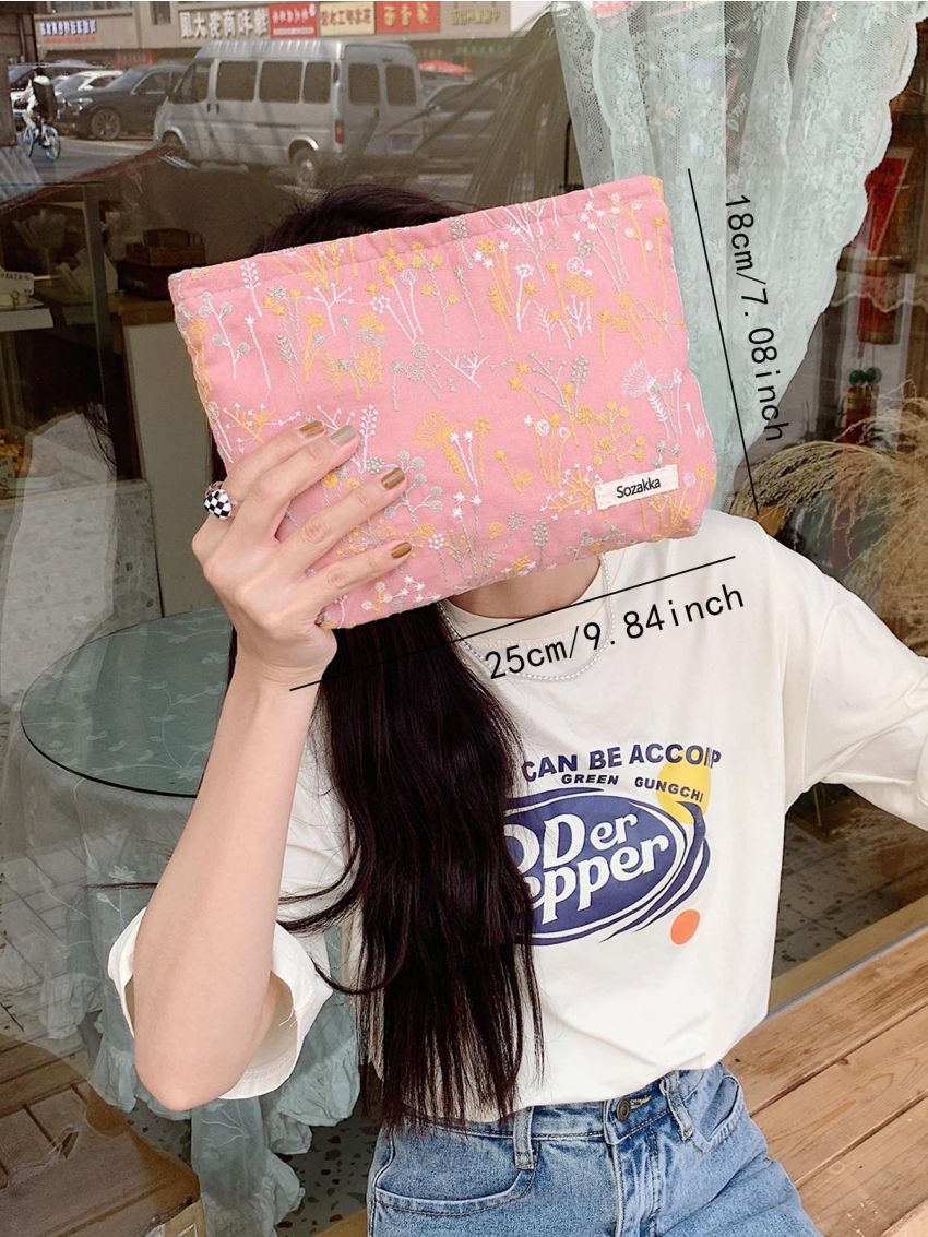 Cosmetic Bag Clutch Bag Large Makeup Organizer Bag Cosmetic Pouch Women Cute Toiletry Beauty