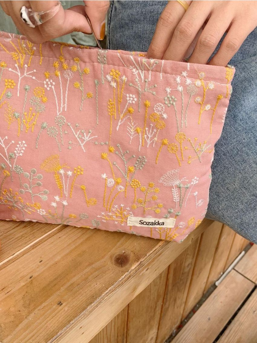 Cosmetic Bag Clutch Bag Large Makeup Organizer Bag Cosmetic Pouch Women Cute Toiletry Beauty