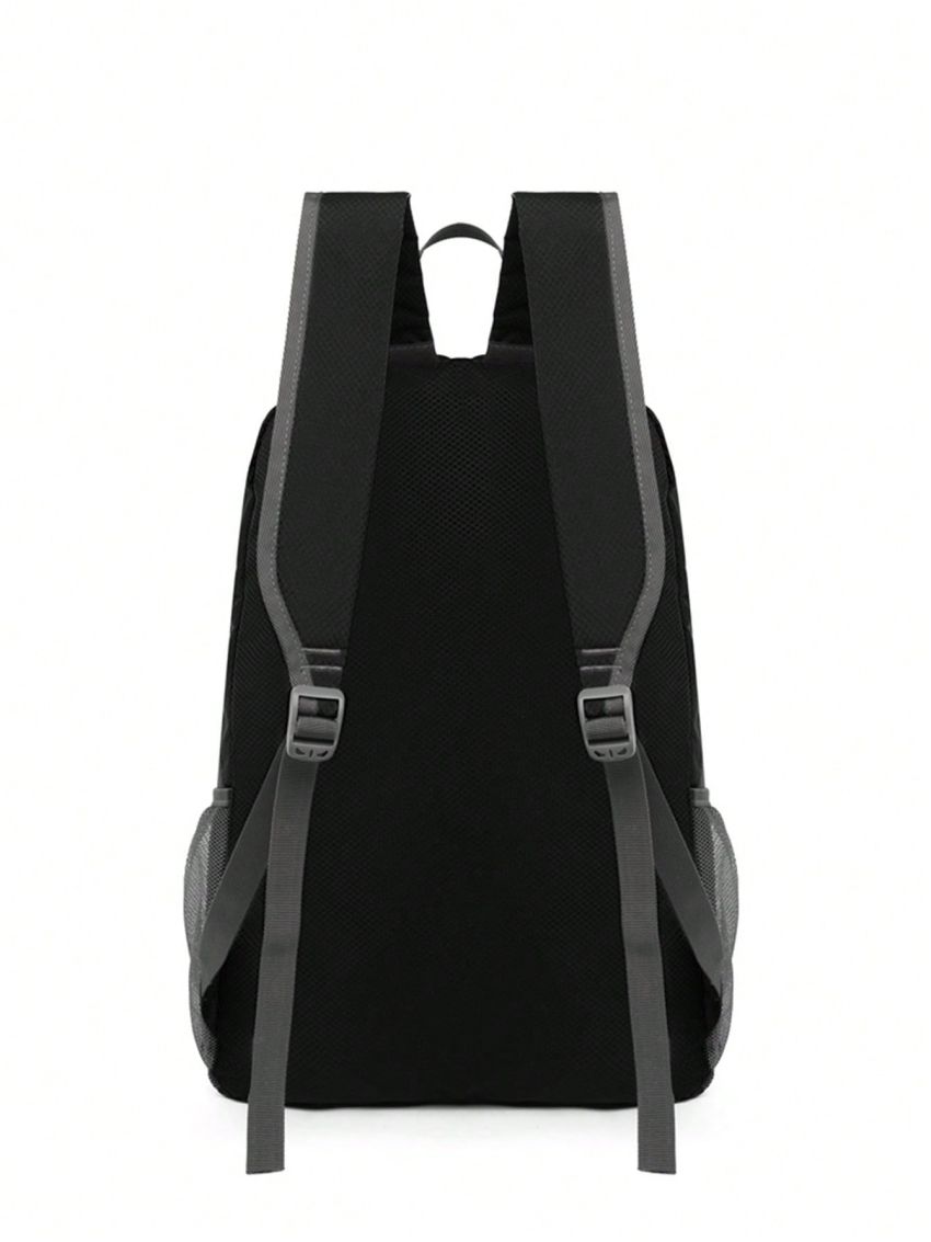 12.4 Inches In Length, 5.7 Inches In Width, 18.1 Inches In Height, Solid Colored Nylon Foldable Backpack