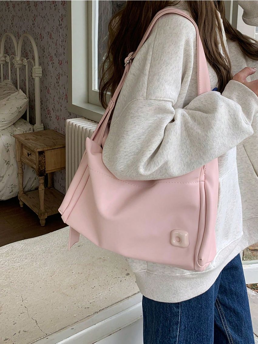 Medium Square Bag Solid Color Fashion Style