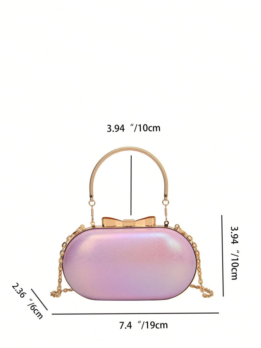 Mini Holographic Chain Satchel Bag Funky Style