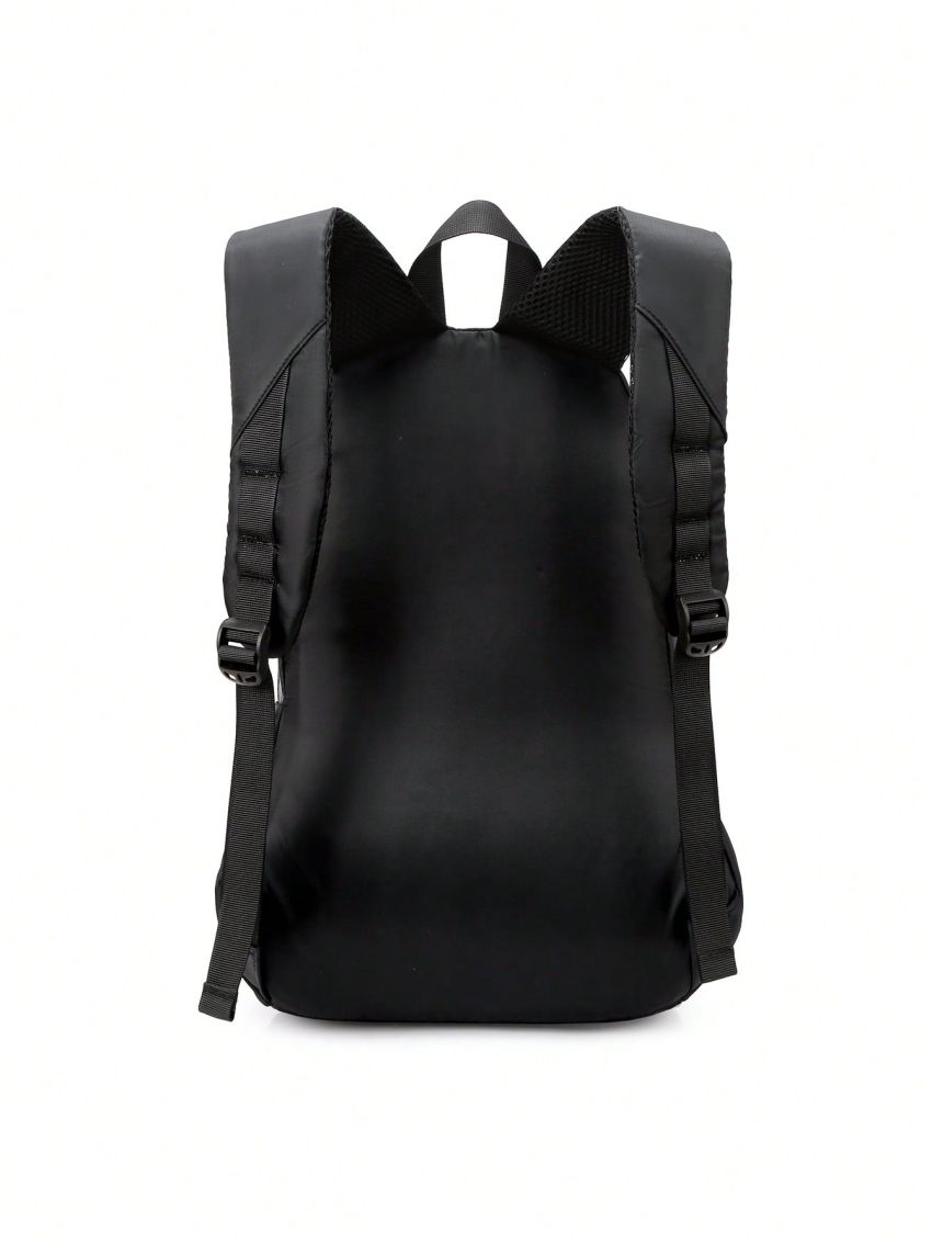 Men Zip Front Casual Daypack USB Charging Port Design