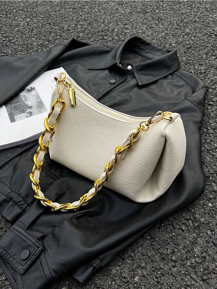 Minimalist Chain Shoulder Bag Fashion Style