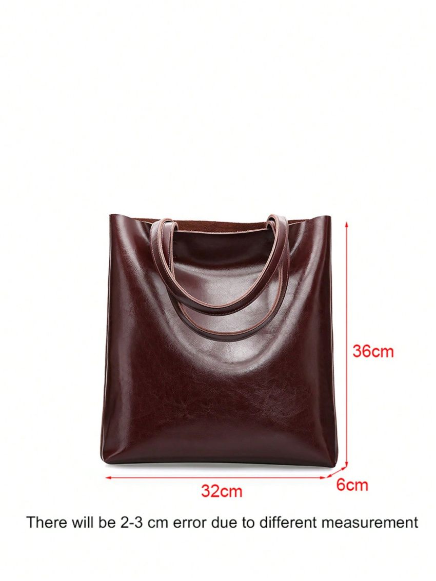 Female 2023 Genuine Leather Bag Ladies Handbag Women Bag Medium Vintage