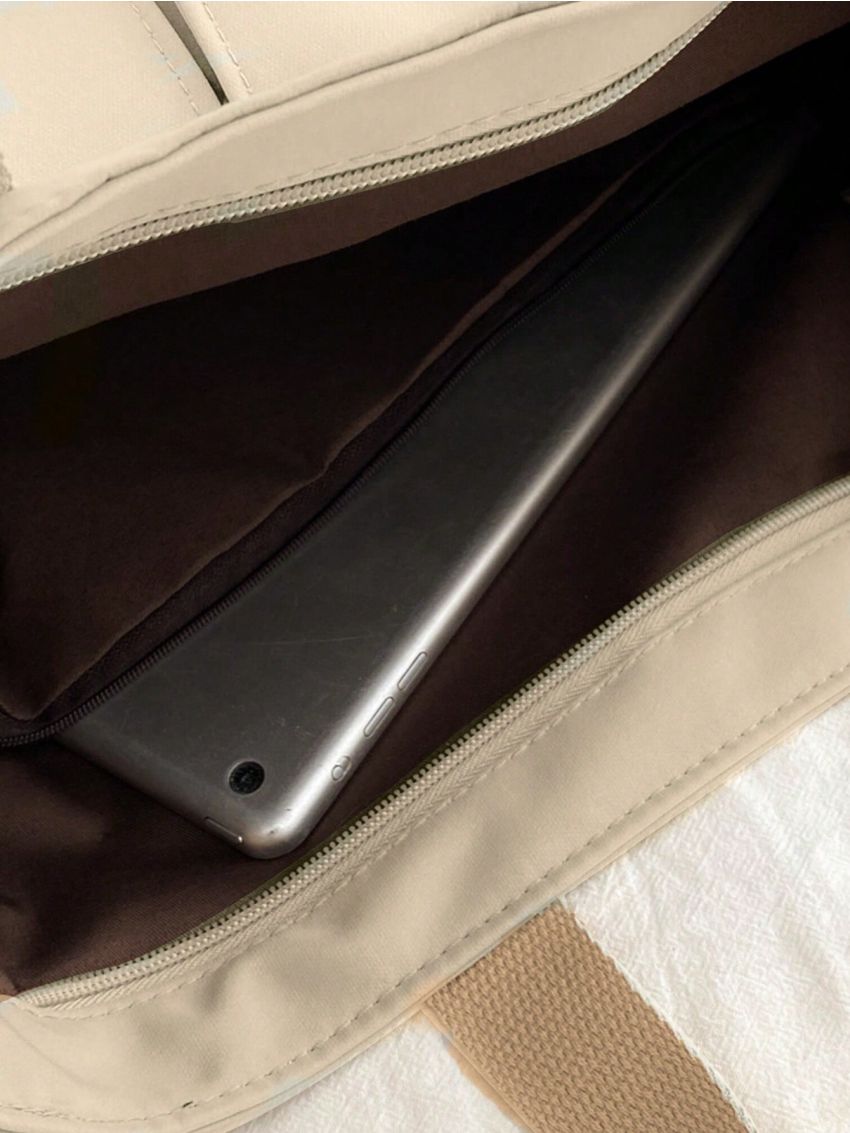 Pocket Front Shopper Bag