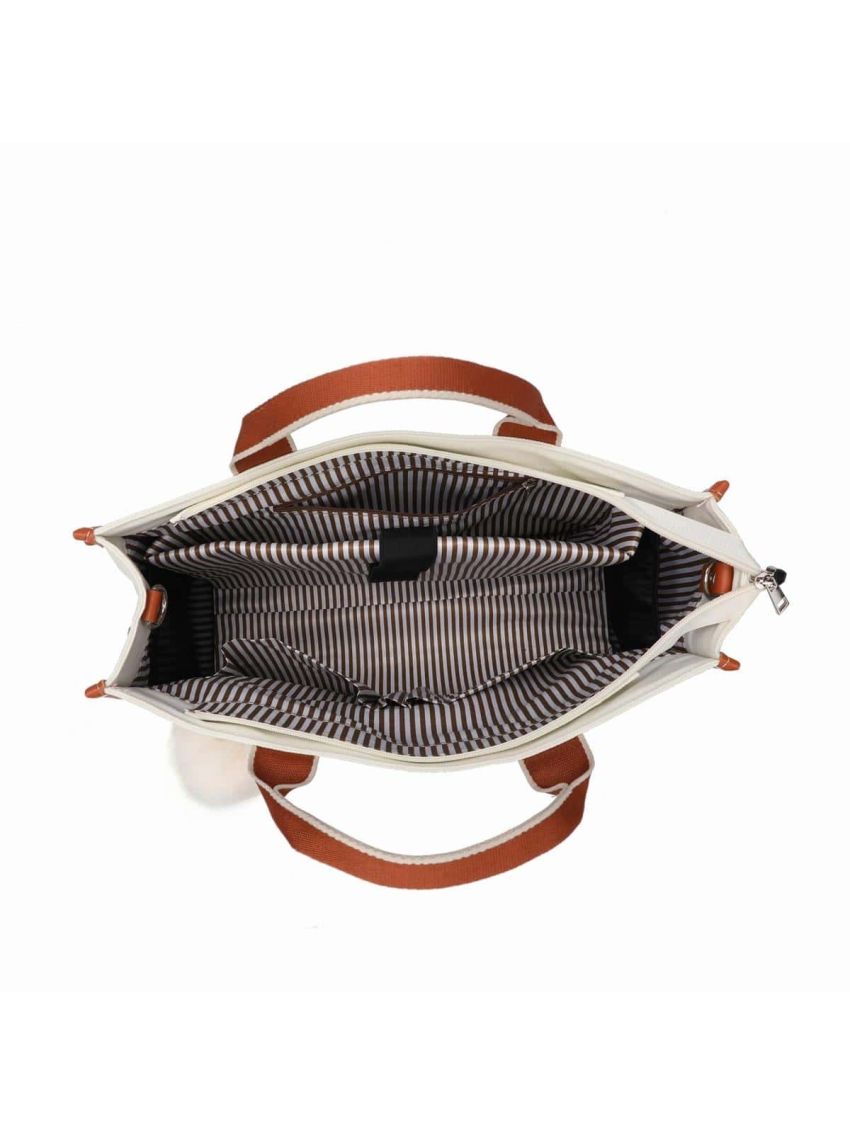 Minimalist Laptop Tote Bag for Women Work 15.6 inch Canvas Shoulder Bags Computer Messenger Purse Teacher Handbag Office Briefcase