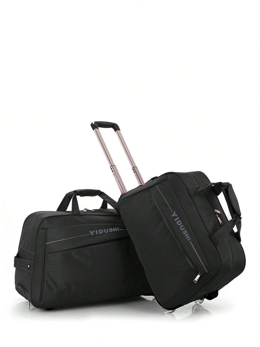 Letter Graphic Travel Spinner Wheels for Vacation Travel