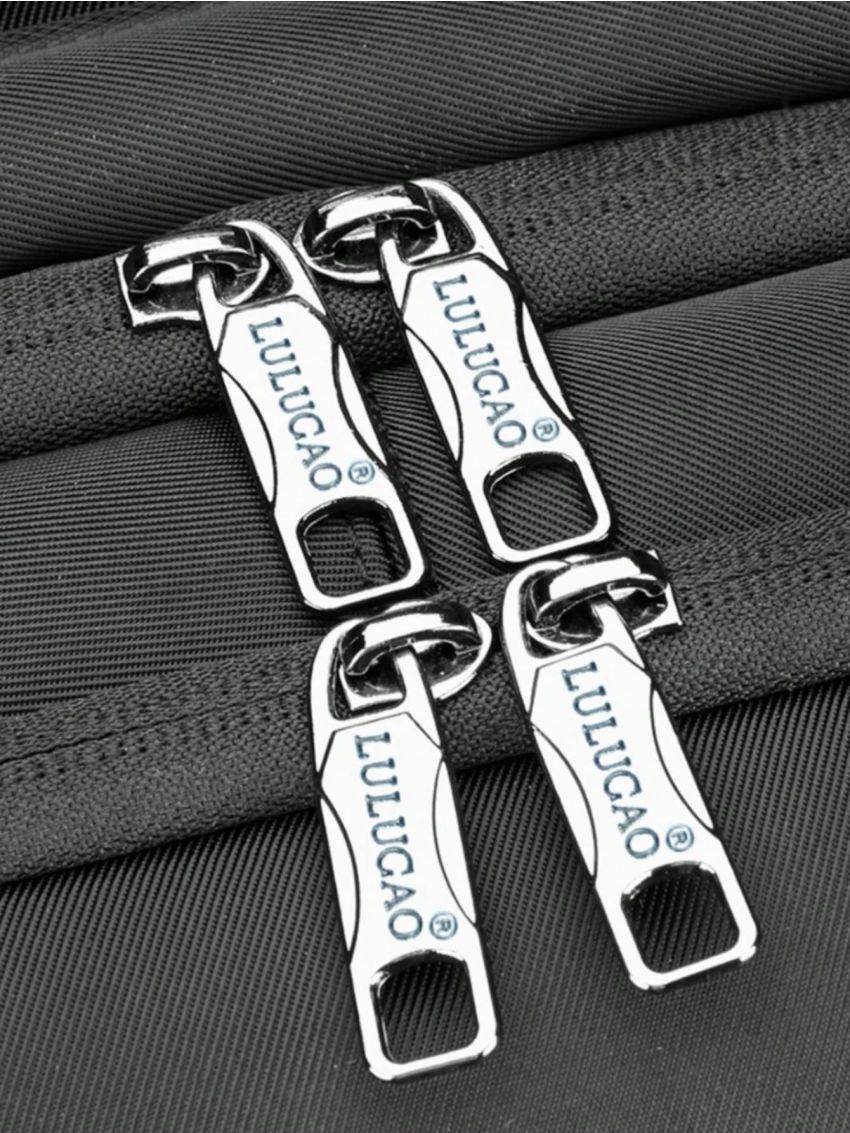 Letter Sticker Decoration Function Backpack Suitable for Office