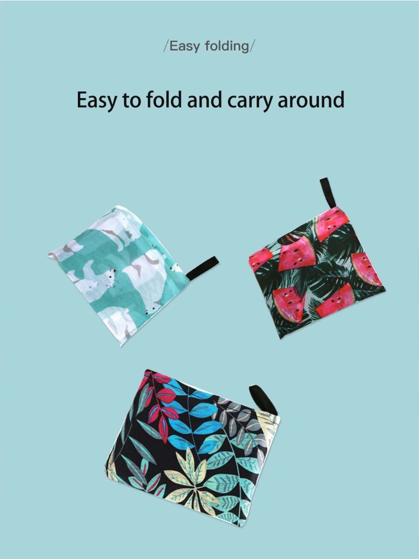 1pc Cherry Print Portable Storage Bag