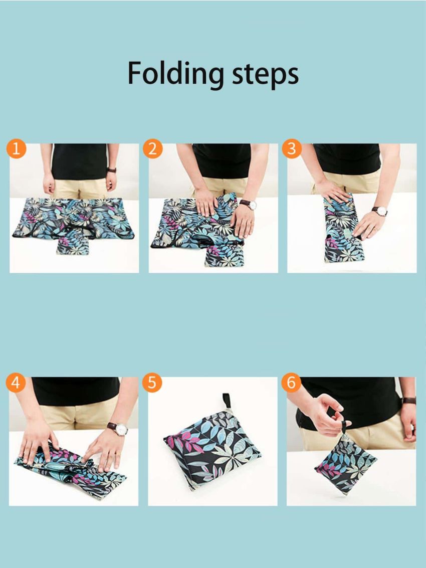 1pc Cherry Print Portable Storage Bag