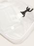 Mini Clear Crossbody Bag With Pouch