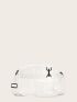 Mini Clear Crossbody Bag With Pouch
