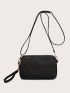 Mini Plain Crossbody Bag