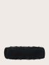 Chain Handle Ruched Bag
