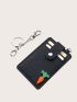 Carrot Decor Card Holder Bag Charm