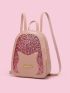 Mini Glitter Decor Backpack