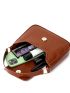 Mini Croc Embossed Shoulder Bag