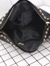 Rivet Decor Clutch Bag