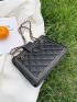 Quilted Chain Tote Bag