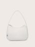 Minimalist Zipper Up Satchel Bag