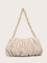 Ruched Chain Bag