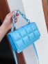 Mini Textured Satchel Bag