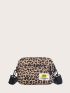 Mini Leopard Print Crossbody Bag